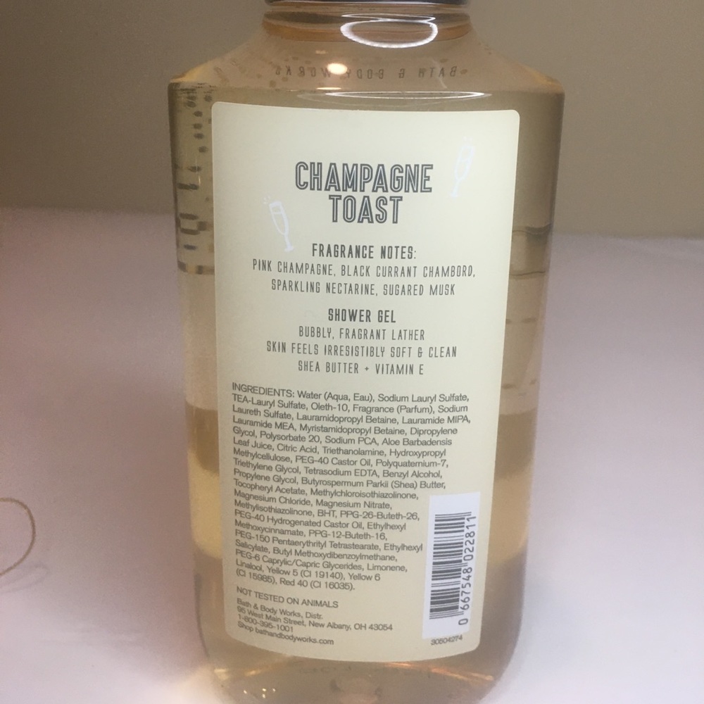 Bath & Body Work Champagne Toast Shower Gel/Weight - Picture 9 of 14